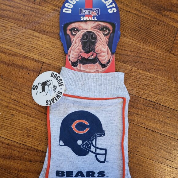 NFL Chicago Bears Dog Sweater Size Small 10'' Warm and Cozy VINTAGE Brand New T4 - Picture 6 of 6